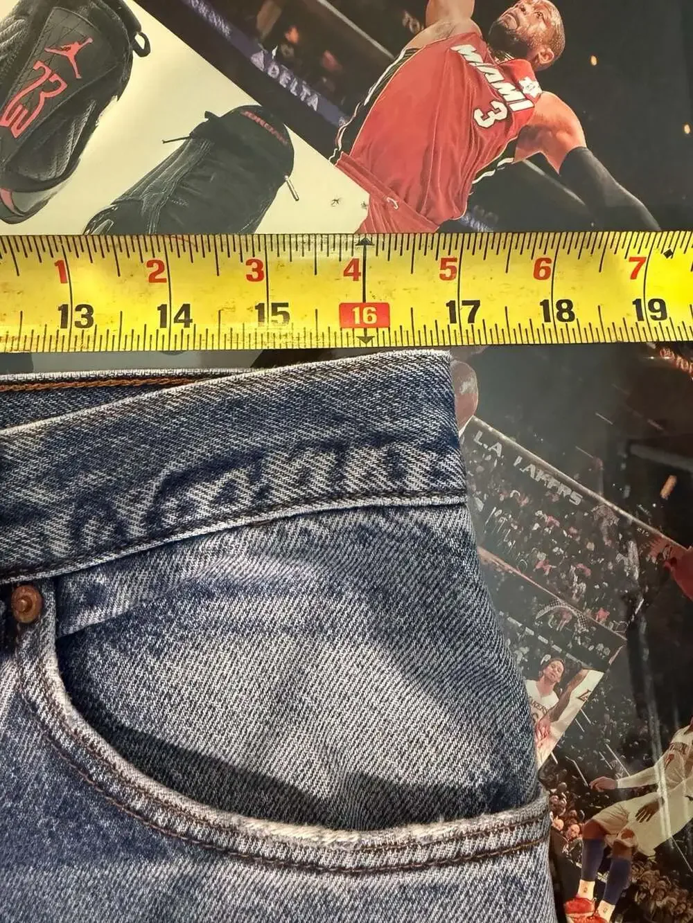 Y2K Levi's 517 Boot Cut Distressed Light Wash Denim Jeans Size 33x34